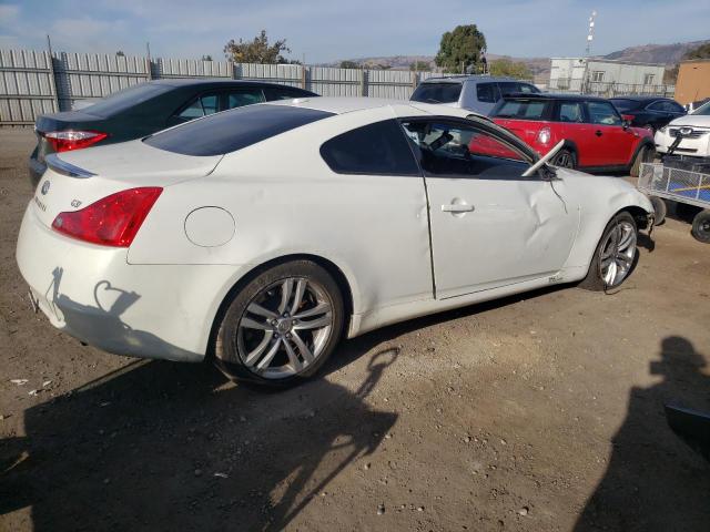 JNKCV64EX8M124187 - 2008 INFINITI G37 BASE WHITE photo 3