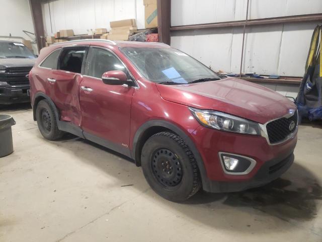 5XYPGDA30HG330432 - 2017 KIA SORENTO LX RED photo 4