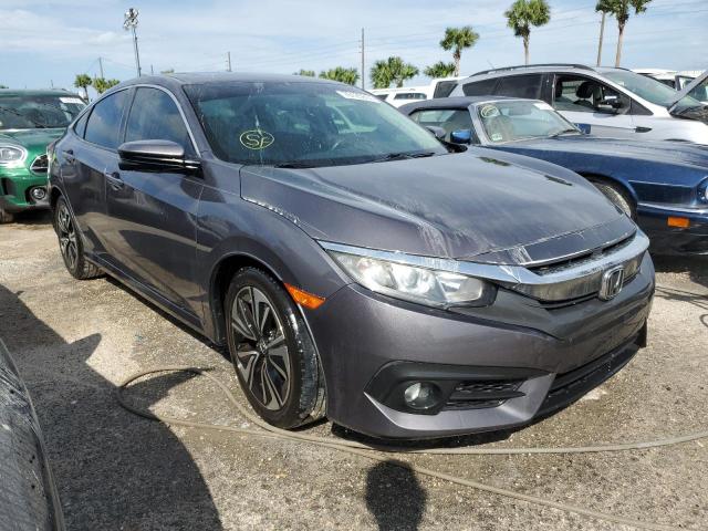 2HGFC1F7XHH649356 - 2017 HONDA CIVIC EXL ნაცრისფერი ფოტო 4