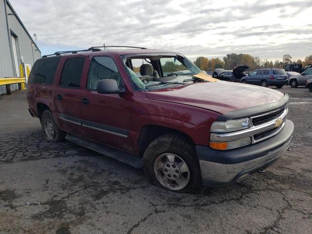 1GNFK16T54J259151 - 2004 CHEVROLET SUBURBAN K1500 BURGUNDY photo 4