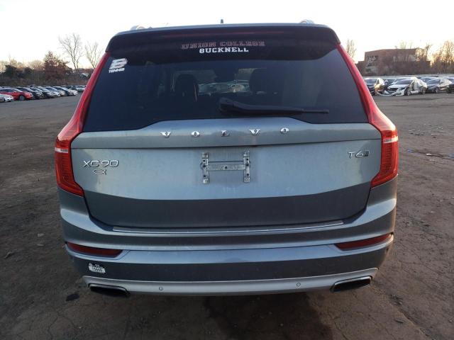 YV4A22PK3G1077271 - 2016 VOLVO XC90 T6 GRAY photo 6