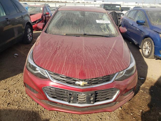 3G1BE5SM4HS558728 - 2017 CHEVROLET CRUZE LT RED photo 5