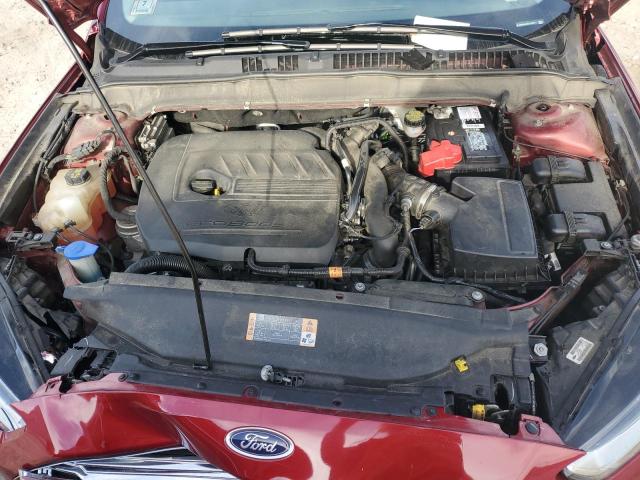 3FA6P0HD5ER197211 - 2014 FORD FUSION SE RED photo 11