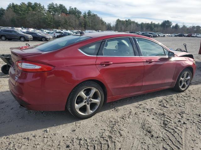 3FA6P0HD5ER197211 - 2014 FORD FUSION SE RED photo 3