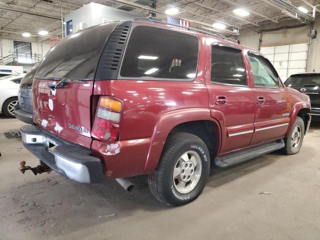 1GNEK13Z52J212929 - 2002 CHEVROLET TAHOE K1500 MAROON photo 3