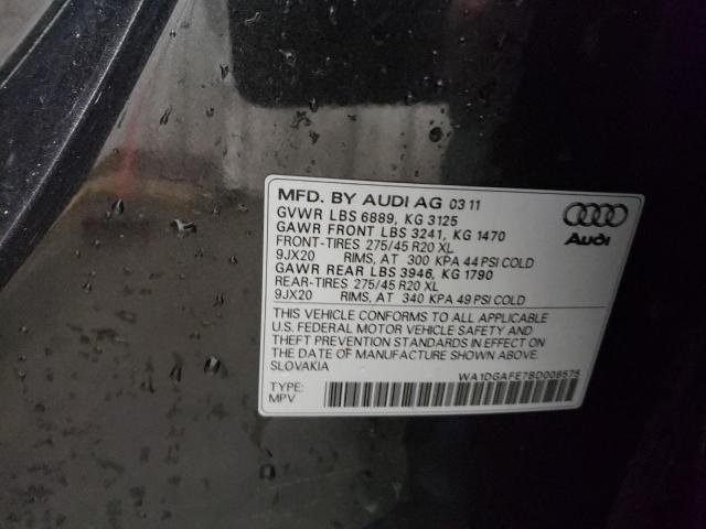 WA1DGAFE7BD008575 - 2011 AUDI Q7 PRESTIGE 灰色 照片 12