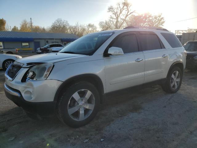 1GKKRSED1BJ105279 - 2011 GMC ACADIA SLT-2 WHITE photo 1