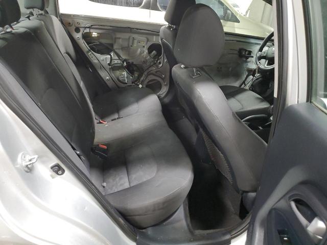 KNADM4A33E6344543 - 2014 KIA RIO LX SILVER photo 10