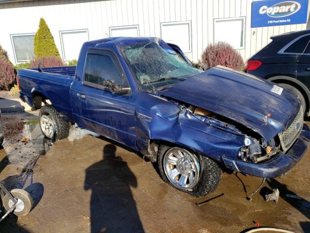 1FTKR1AD8APA37926 - 2010 FORD RANGER BLUE photo 4