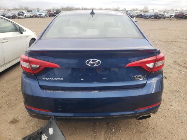 5NPE24AF4FH210705 - 2015 HYUNDAI SONATA SE BLUE photo 6