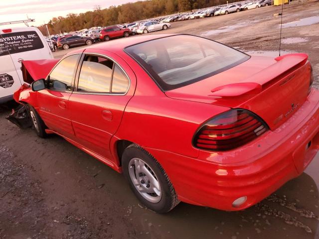 1G2NF52T01M573813 - 2001 PONTIAC GRAND AM SE1 RED photo 2