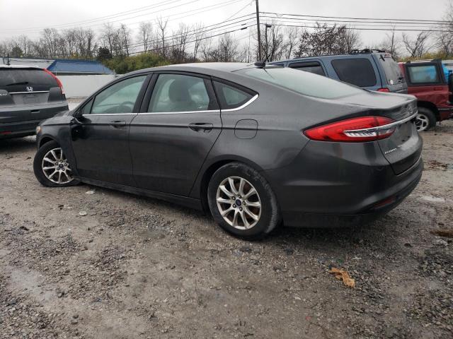 3FA6P0G70HR117507 - 2017 FORD FUSION S GRAY photo 2