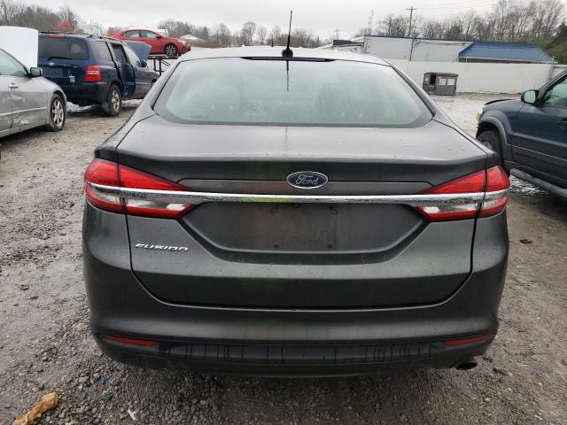 3FA6P0G70HR117507 - 2017 FORD FUSION S GRAY photo 6