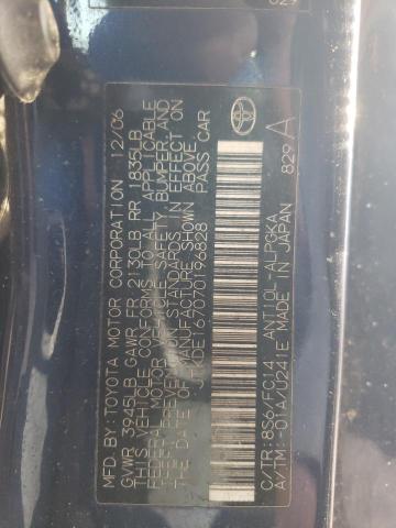 JTKDE167070196828 - 2007 TOYOTA SCION TC Mavi foto 12