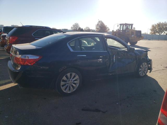 1HGCR2F89DA015111 - 2013 HONDA ACCORD EXL BLUE photo 3