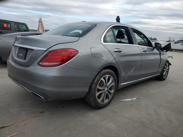 55SWF4JB3FU055700 - 2015 MERCEDES-BENZ C 300 GRAY photo 3