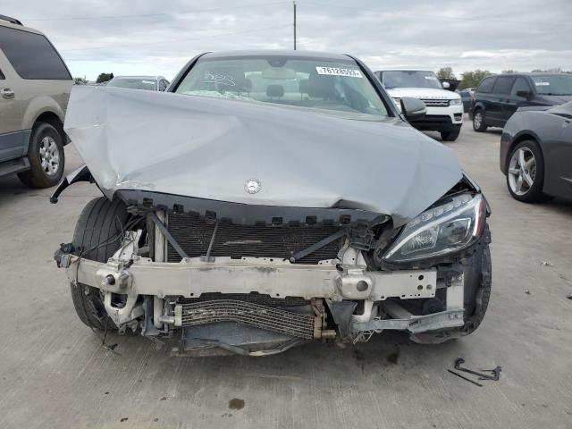 55SWF4JB3FU055700 - 2015 MERCEDES-BENZ C 300 GRAY photo 5