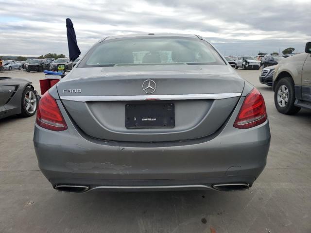 55SWF4JB3FU055700 - 2015 MERCEDES-BENZ C 300 GRAY photo 6