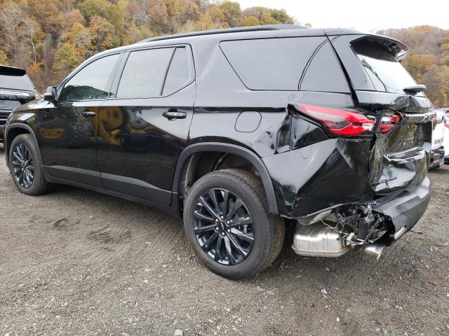 1GNEVJKW3PJ187647 - 2023 CHEVROLET TRAVERSE RS BLACK photo 2