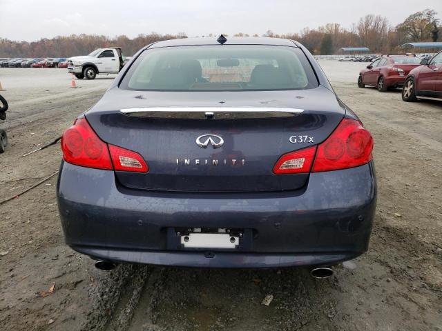 JN1CV6AR1DM354478 - 2013 INFINITI G37 BLUE photo 6