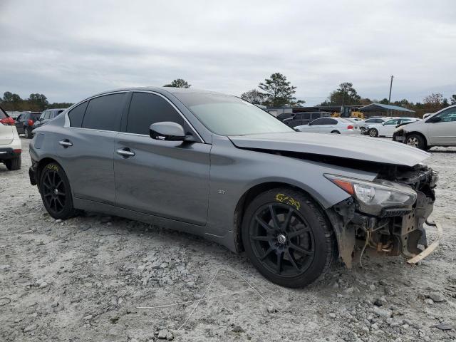 JN1BV7AR0FM404632 - 2015 INFINITI Q50 BASE GRAY photo 4