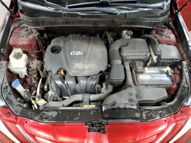 5NPEB4AC1BH185326 - 2011 HYUNDAI SONATA GLS RED photo 11