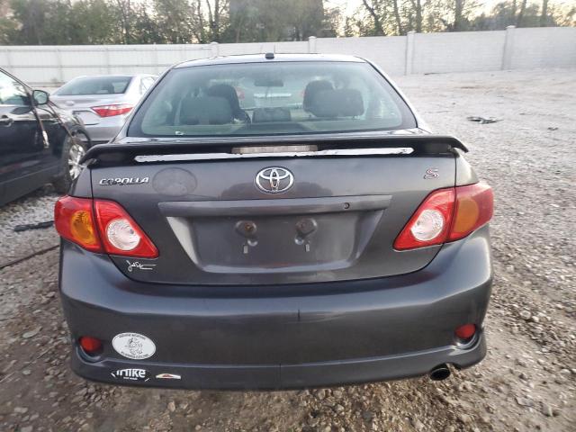 1NXBU40E69Z103375 - 2009 TOYOTA COROLLA BASE GRAY photo 6