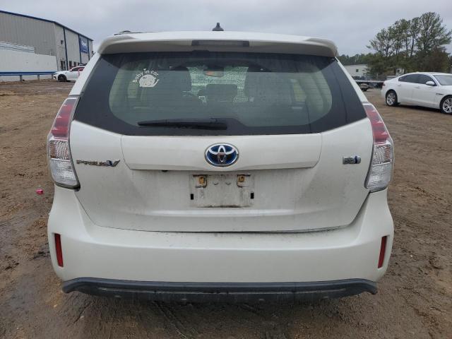 JTDZN3EU4HJ056065 - 2017 TOYOTA PRIUS V WHITE photo 6