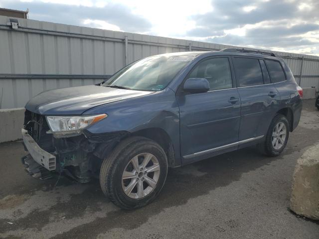 5TDZA3EH5BS013475 - 2011 TOYOTA HIGHLANDER BASE BLUE photo 1