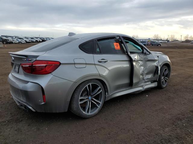 5YMKW8C33H0U71820 - 2017 BMW X6 M GRAY photo 3