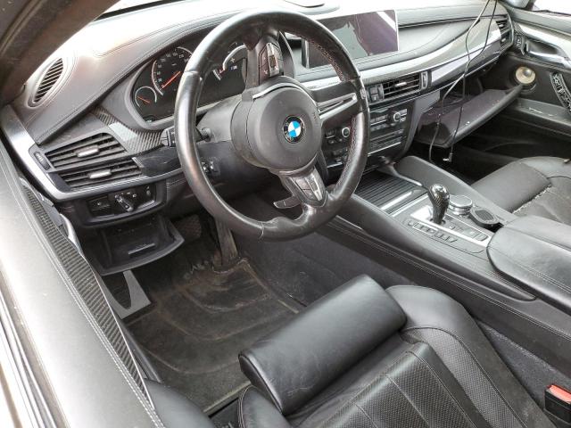 5YMKW8C33H0U71820 - 2017 BMW X6 M GRAY photo 8