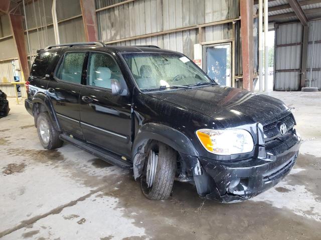 5TDZT34A27S298447 - 2007 TOYOTA SEQUOIA SR5 BLACK photo 4