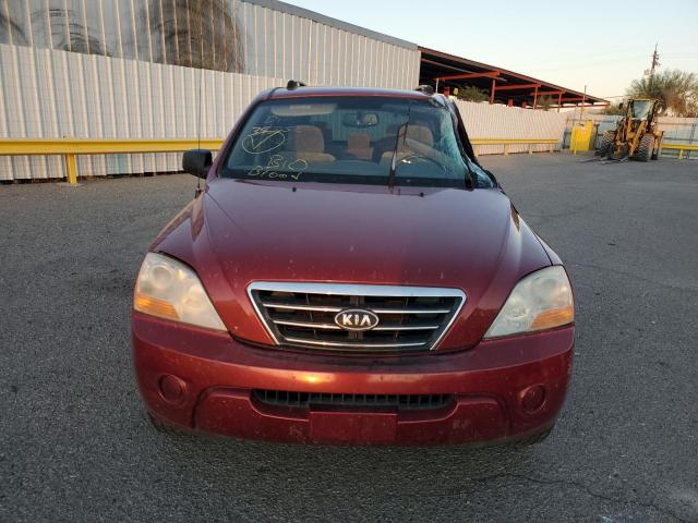 KNDJD735885833360 - 2008 KIA SORENTO EX MAROON photo 5