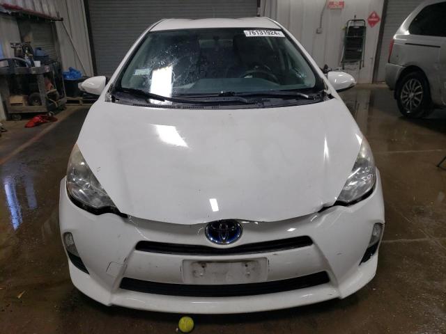 JTDKDTB36C1527626 - 2012 TOYOTA PRIUS C WHITE photo 5