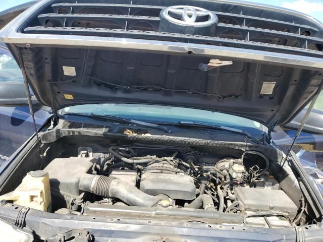 5TBRT54137S450837 - 2007 TOYOTA TUNDRA DOUBLE CAB SR5 BLUE photo 11