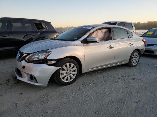 3N1AB7AP3KY269298 - 2019 NISSAN SENTRA S SILVER photo 1