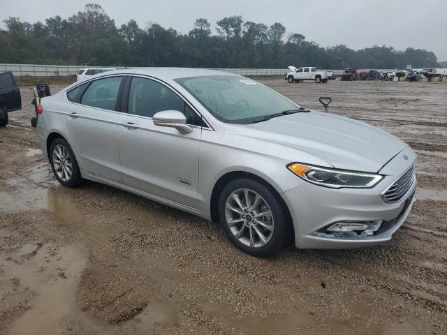 3FA6P0PU8HR185009 - 2017 FORD FUSION SE PHEV SILVER photo 4