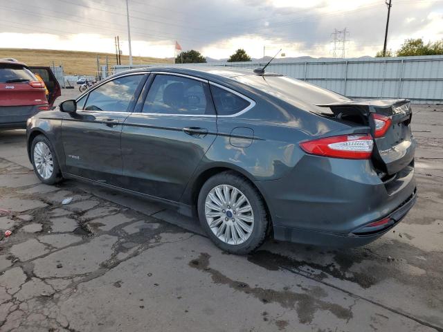 3FA6P0LU1FR131831 - 2015 FORD FUSION SE HYBRID TEAL photo 2