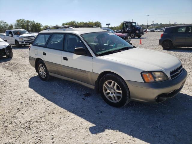 4S3BH665117600221 - 2001 SUBARU LEGACY OUTBACK WHITE photo 4