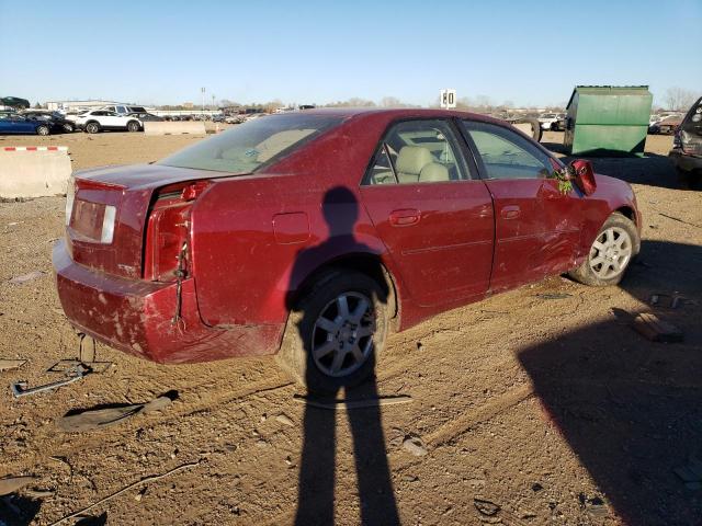 1G6DM57T060129807 - 2006 CADILLAC CTS RED photo 3