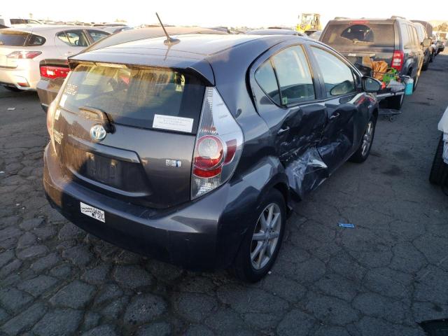 JTDKDTB39D1552358 - 2013 TOYOTA PRIUS C GRAY photo 3