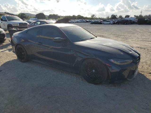 WBS33AZ05NCJ49029 - 2022 BMW M4 COMPETITION BLUE photo 4