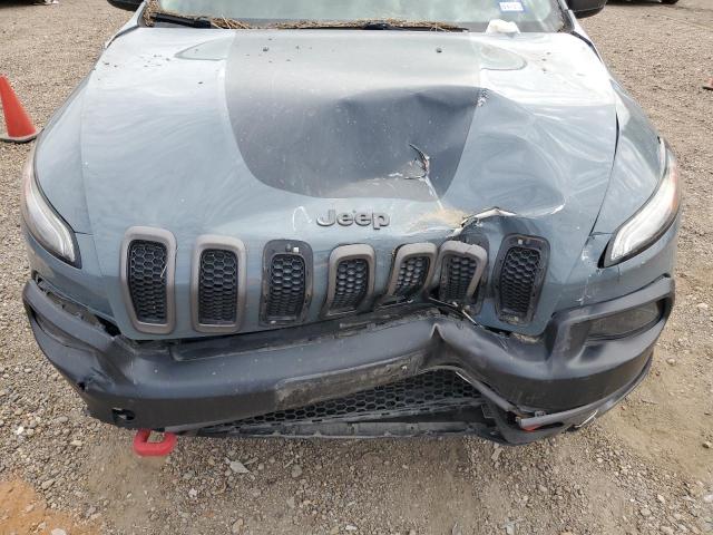 1C4PJMBS1FW529559 - 2015 JEEP CHEROKEE TRAILHAWK GRAY photo 12