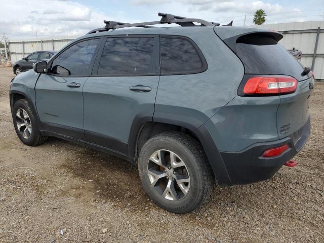 1C4PJMBS1FW529559 - 2015 JEEP CHEROKEE TRAILHAWK GRAY photo 2