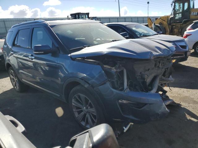 1FM5K8F84JGB18679 - 2018 FORD EXPLORER LIMITED BLUE photo 4