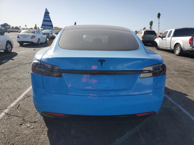 5YJSA1E21JF298146 - 2018 TESLA MODEL S ლურჯი ფოტო 6