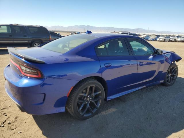 2C3CDXHG7MH563466 - 2021 DODGE CHARGER GT BLUE photo 3