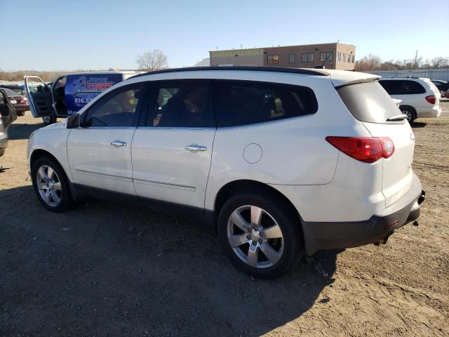 1GNLRHED3AJ205165 - 2010 CHEVROLET TRAVERSE LTZ WHITE photo 2