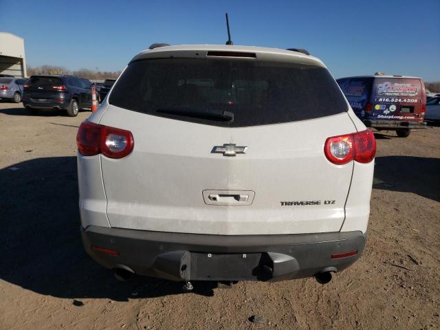 1GNLRHED3AJ205165 - 2010 CHEVROLET TRAVERSE LTZ WHITE photo 6