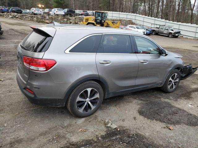 5XYPHDA56JG421774 - 2018 KIA SORENTO EX GRAY photo 3